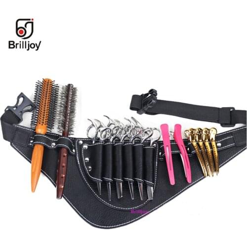 Scissors Bag PU Leather Hair Care Tools Salon Barber tooled Holster Toolkit Hairdressing Pockets Hairstylist Pouch Storage Bags