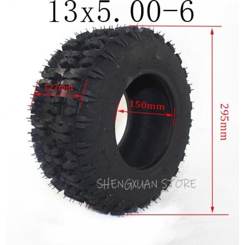 Beach car refitting parts 13X5.00-6 inch vacuum tire for Kart lawn mower off-road kart