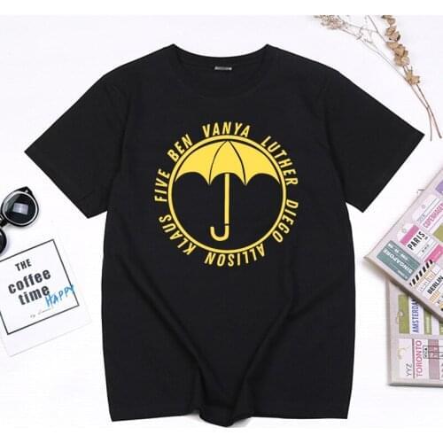 The Umbrella Academy Harajuku T Shirt Women Diego Cha-Cha Graphic Anime Tshirt Casual Vintage 90s Cartoon Female Tee Camisetas