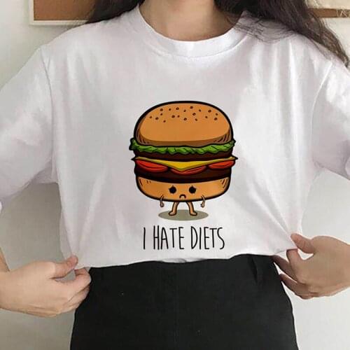 New Summer T shirt Women Interest food Harajuku aesthetics Thin Section Female T-shirt Tops clothing personality Fashion Tshirt