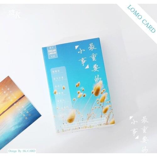 1pcs Tim Choi Youth Art Fresh LOMO Card Important Little Things Nostalgic Birthday Cards Holiday Cards