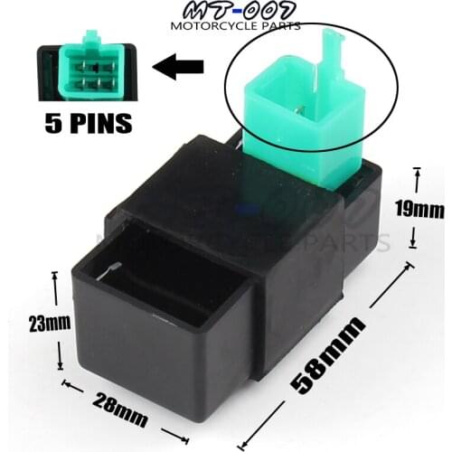 5 Pin racing CDI ignition box Fit Horizontal Engine 50cc 110cc140cc Dirt Pit Monkey Bike Electric Parts motorcycle