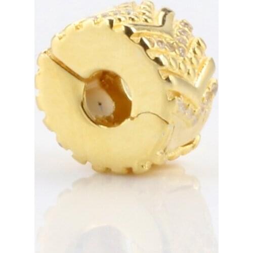 Bewill S925 Silver Gold Colour Fashion Wish Charms Fixing Buckle Fixing Clip Fit Original Bracelet Pendant DIY Jewelry Charms