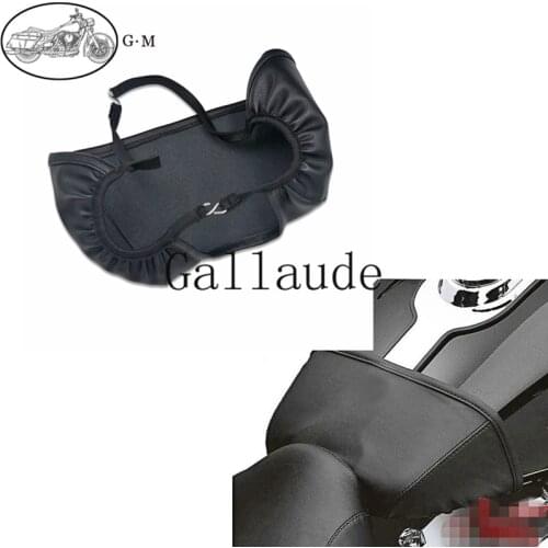 Fuel Tank Bra Oil Tank Cover Knee Grip Cap Protector Guard Fits For Harley Dyna Low Rider Street Bob Super Glide Custom 04-16