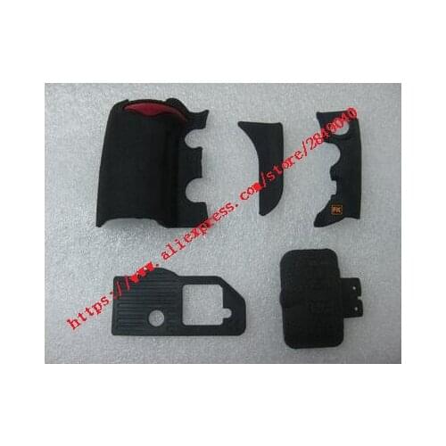 D700 5 PIECE FRONT/REAR/ GRIP RUBBER with USB rubber SET NEW REPAIR PARTS OEM For NIKON