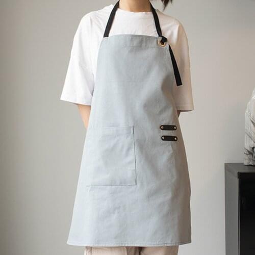 Cotton Cooking Apron Baker Pastry Chef Barista Waitstaff Bartender Culinary Uniform Florist Gardener Painter Craft Work Wear B67