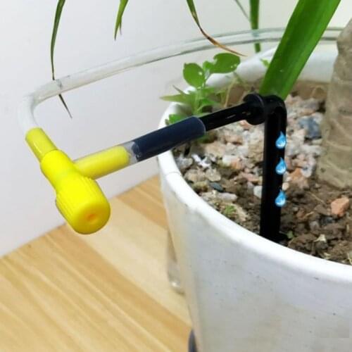 Creative 5 Pcs Indoor Plants Automatic Adjust Drip Irrigation Watering System Travel Home Office Pot Waterer