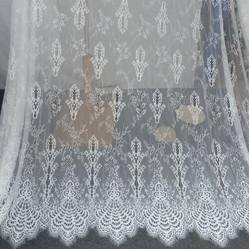 Hot new products eyelash lace fabric DIY for dress home curtain accessories