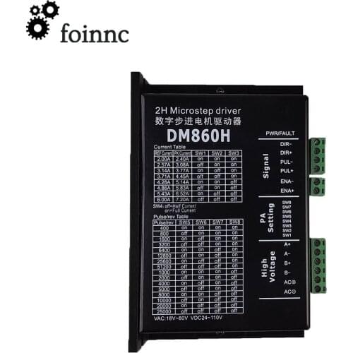 M860H two-phase stepper motor driver 57/86 stepper motor controller DC24V-50V17 / 23 DC stepper motor driver