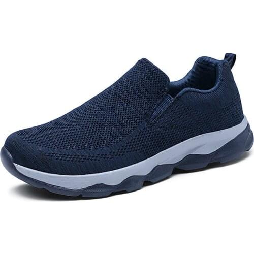 2021 Outdoor for Adult Men Road Running Jogging Walking Sports Shoes High Quality Lace Up Breathable Mesh Male Sneakers Flat