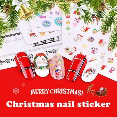 Nail Sticker Set Mixed Floral Geometric Sexy Girl Nail Art 3D Cartoon Waterproof Long Lasting Nail Patch Manicure Supplie Slider