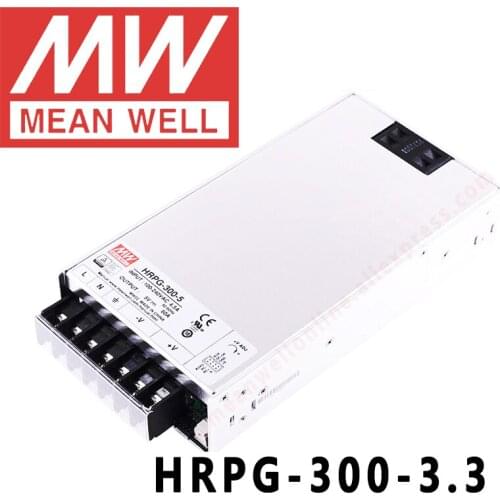 Original MEAN WELL HRPG-300-3.3 3.3V 60A meanwell HRPG-300 3.3V 198W Single Output with PFC Function Power Supply