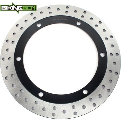 BIKINGBOY Front Brake Disc Disk Rotor For Honda GL 1500 Goldwing J K A SE1988 1989 Stainless Steel 296mm Round Motorcycle