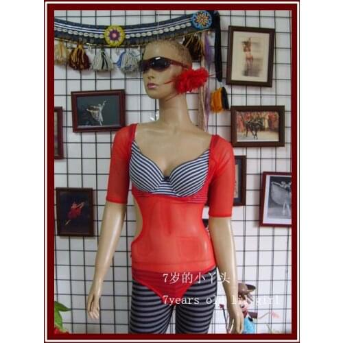 Transparent Thin Elastic Force Mesh Connect The Clothes Of Body CQ59 110