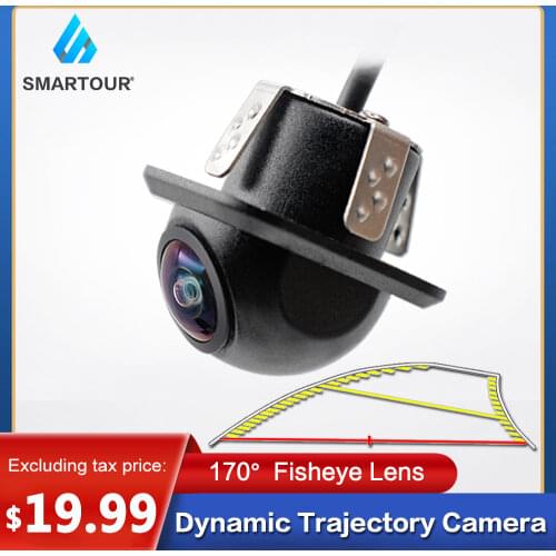 Smartour CCD Chips Night Vision Auto Parking Assistance Intelligent Dynamic Trajectory Parking Line Car Rear View Camera