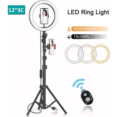 Led Ring Light Ring Selfie Lamp Selfie With Tripod Ring For Selfie Phone Video Photography Lighting For Youtube Phone Holder