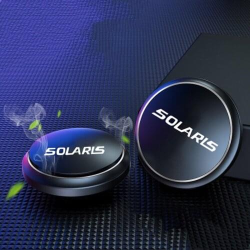 UFO Shape Scent Decor Car Air Freshener Instrument Seat Aromatherapy Flavor For Hyundai SOLARIS 2017 2018 2019 Auto Accessories
