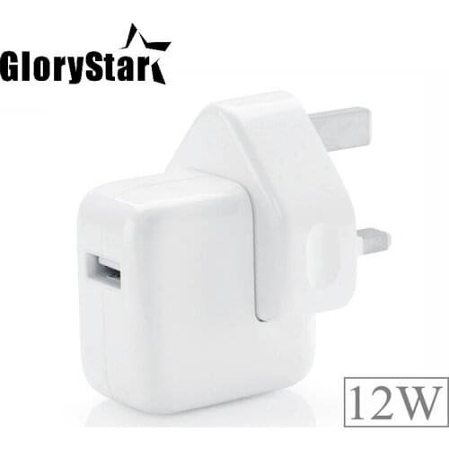 2.4A Fast Charging 12W USB Power Adapter Travel Charger for iPhone 5s 6 6s 7 Plus iPad Mini Air Samsung Phone and Tablet for UK
