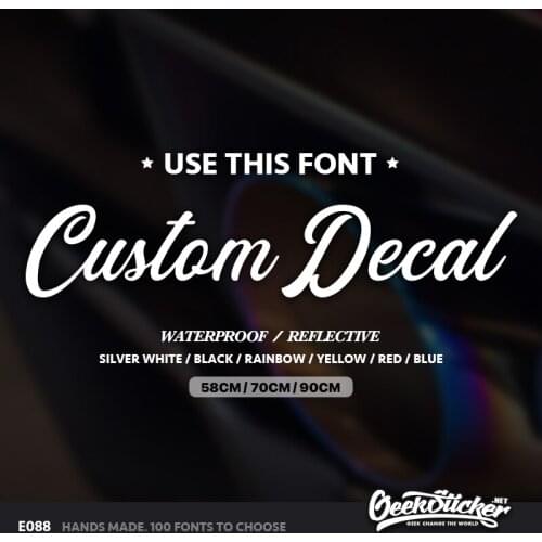 Window Decal Custom Order Vinyl Window Car Truck Decal Vinyl Sticker Personalized Quote Decals Customized Decals Customize Vinyl