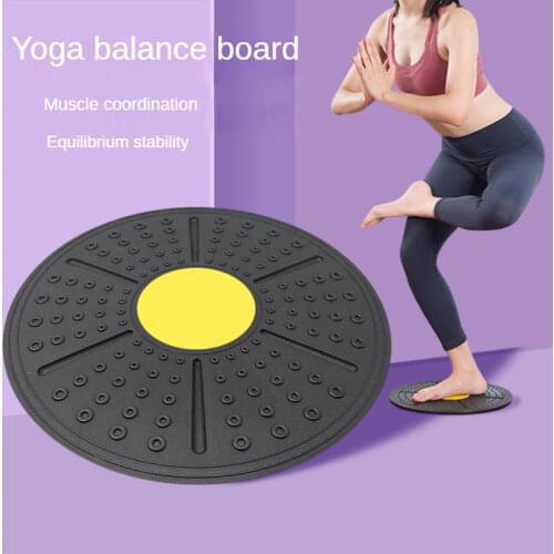 Yoga Balance Board Fitness 360 Degree Fitness Rotation Massage Stability Disc Round Plates Board Waist Twisting Exerciser