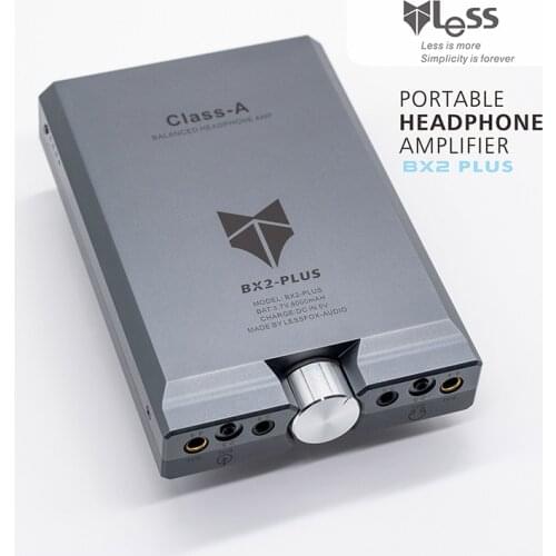 1 PCS Portable Headphone Amplifier Less BX2 PLUS Earphone Full Balance HI END AMP Dual Channel Output for mp3 mp4 amplifier