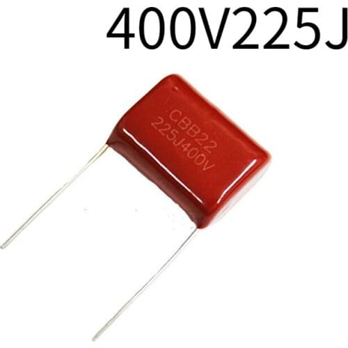 10PCS 400V225J 2.2UF Pitch 20mm 225J400V 225J 225 400V CBB Polypropylene Film Capacitor