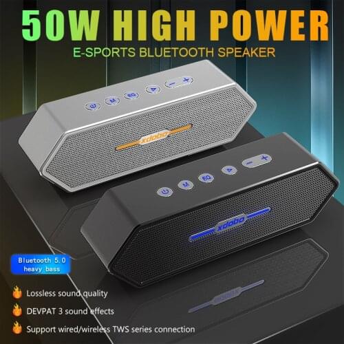 E-sports gaming speaker super bass bluetooth speaker portable sound bar HIFI surround sound high-power subwoofer for computer TF