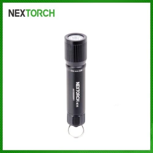 NEXTORCH Ultra Bright Mini Keychain Light CREE LED 100 Lumens AAA Battery Compact Portable Rotatable Head Switch 6h Runtime #K11