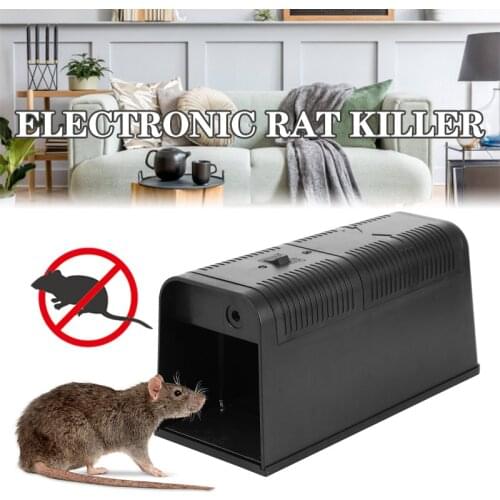 Household high-voltage Electronic Rat Trap Reusable Electric Rat Traps Killer Mice Multifunctional Mouse Trap Mouse Cage