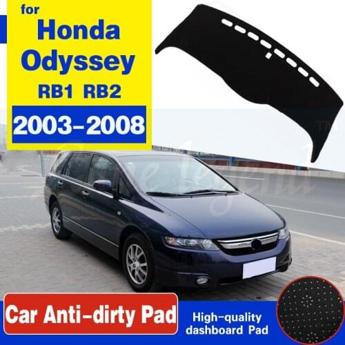 For Honda Odyssey 2003~2008 JDM Model Anti-Slip Mat Dashboard Cover Pad Sunshade Dashmat Protect Carpet Cushion Accessories 2004