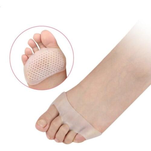 Honeycomb Silicone Shoe Pad Gel Inserts Breathable Shoes Cushion Pain Relief Toes Pads Insoles For Men Women Shoe Accessories