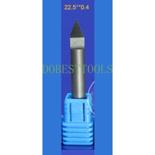 1pcs 6X22.5degreex0.4 diamond Marble glass stone engraving machine cutting tool