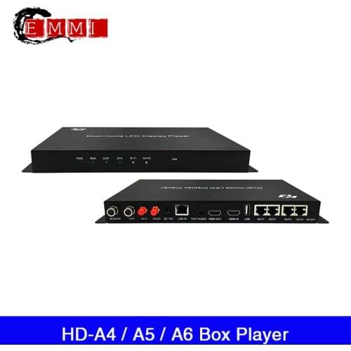 HD-A6 HD-A5 HD-A4 full color Dual-Mode Four-in-One Asynch & Synch Player Box for led screen video controller with 8GB memory