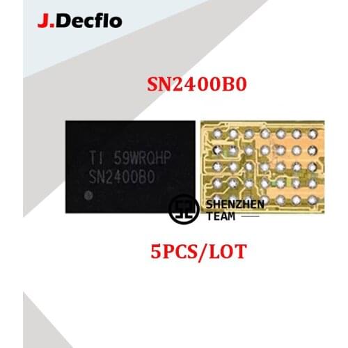 JDecflo 5Pcs/Lot IC Tigris SN2400B0 SN2400BO USB Control U1401 Charging IC Charger 35pins For iPhone 6 6P Integrated Circuits