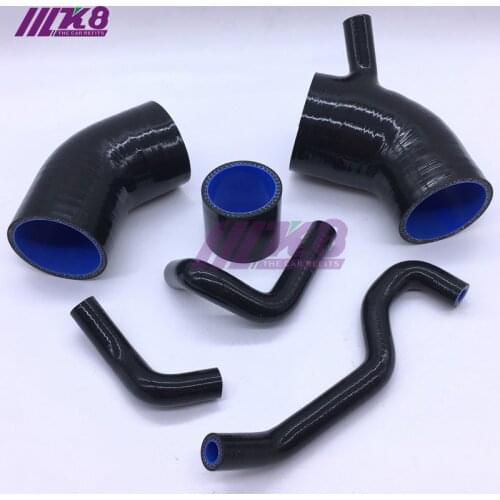 Silicone Radiator Hose Kit Fit For TOYOTA CELICA GT-FOUR ST185 A/V/RALLY/RC3S-GTE 89-93 INTAKE AND BOOST HOSE RED/BLUE/BLACK