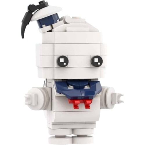 MOC Ghost Hunting Team Figure Mummy Building Blocks Kit Sickle Cartoon Character Horror haunted house Bricks Toy For Child Gift