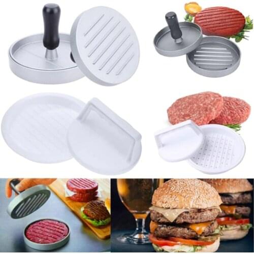 Round Shape Meat Tools Hamburger Press Plastic amburger Meat Beef Grill Burger Press Patty Maker Mold Kitchen supplies