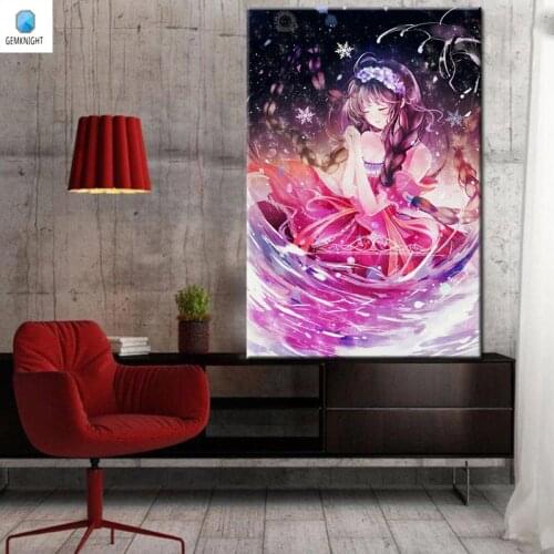 Diy digital painting by numbers DAQIAO modular painting coloring by numbers Traditional Chinese anime posters pictures