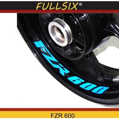 Motorcycle Wheel Sticker Decal Reflective Rim Bike Motorcycle Suitable for YAMAHA FZR 600