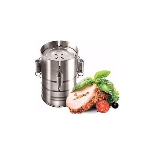 Stainless Steel Ham Press Maker 3-layer Boiled Meat Ham Press Burger Making Gadgets Hamburger Maker Kitchen Meat & Poultry Tools