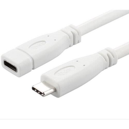 WHOLESALE/10PCS USB3.1 Type-C extension cable male to female Gen2 standard 16 core data video high speed 10G