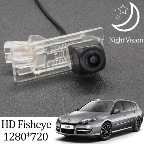 Owtosin HD 1280*720 Fisheye Rear View Camera For Renault Laguna 2/3 Estate Grandtour 2001-2015 Car Reverse Parking Accessories