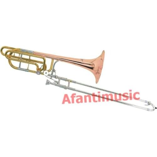 Professional Gold Lacquer Modified Tone Bass Trombone (ASL-830)