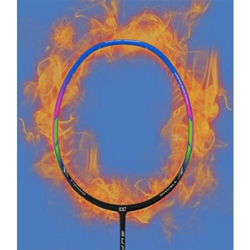 Little Black Racket Full Carbon Ultra-light 4U Badminton Racket Carbon Fiber Multi-frame Type With 30 High Pound Single Shot -40