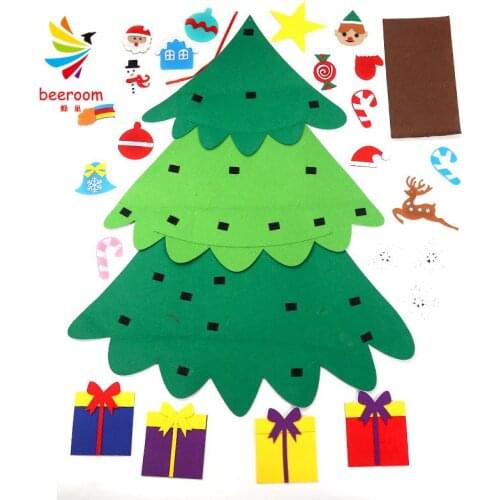 Christmas decoration supplies childrens handmade puzzle DIY three-dimensional Christmas tree Christmas childrens gift pendant