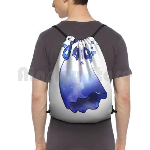 Napstablook Galaxy Undertale Design Backpack Drawstring Bag Riding Climbing Gym Bag Napstablook Undertale Annoying Dog Games