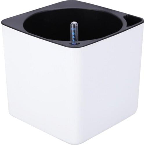 Garden Flower Pot Self Watering Succulents Plant Starter with Water Level Indicator Indoor Outdoor Decorations