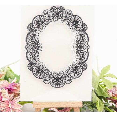 11x15cm lace pattern Transparent Clear Stamps Silicone Seals Roller Stamp DIY scrapbooking photo album/Card Making