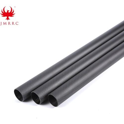2pcs/3K Carbon Fiber Tube 16mm×500mm OD 16mm For Drone DIY Quadcopter Frame Arm Landing Gear 16mm RC Drone Kit JMRRC