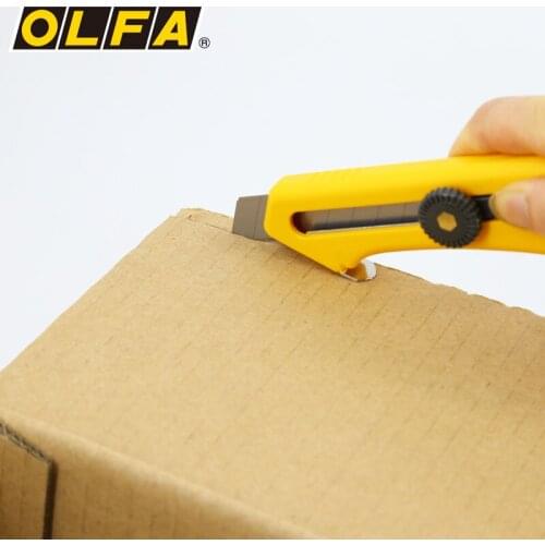 OLFA Japan imported knives art adjustable cutting depth knife 18mm unboxing cutting knife CL
